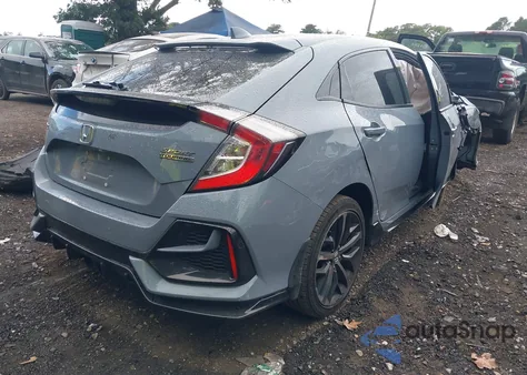 2021 Honda Civic Sport Touring z USA, uszkodzony, nr VIN SHHFK7H94MU419880